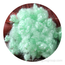 Зеленый 15d*51 мм HS Polyester Stpel Fiber